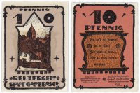 купить Германия (Мекленбург-Шверрин: Гадебуш) 10 пфеннигов 1922 (404.1/B1)