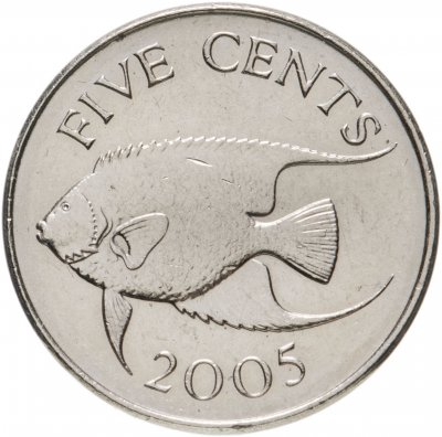 купить Бермуды 5 центов (cents) 2005