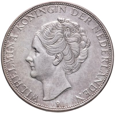 купить Нидерланды 2 1/2 гульдена (gulden) 1933