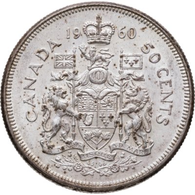 купить Канада 50 центов (cents) 1960