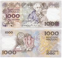 купить Португалия 1000 эскудо 1992 (Pick 181i(4))