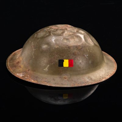 купить Шлем "Mark II" армии Бельгии, металл, крашение, Бельгия, 1952 г.