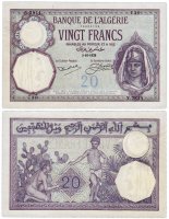 купить Алжир 20 франков 1928 (Pick 78b)