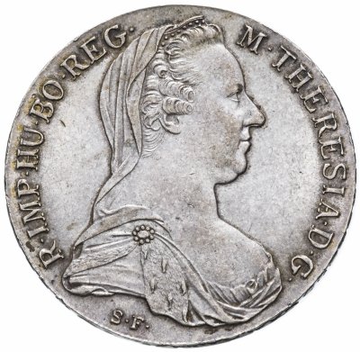 купить Рестрайк талера Марии Терезии 1780 года