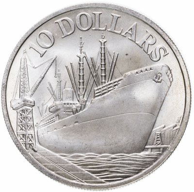 купить Сингапур 10 долларов (dollars) 1977 10 лет Независимости