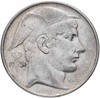 купить Бельгия 20 франков (francs) 1951