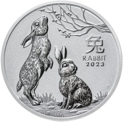 купить Австралия 1 доллар (dollar) 2023 «Лунный календарь - год Кролика»