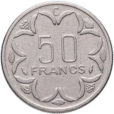 купить Центральная Африка (BEAC) 50 франков (francs) 1984 C - Республика Конго