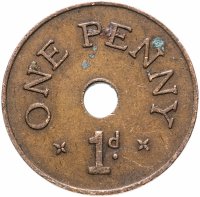 Купить Замбия 1 пенни (penny) 1966