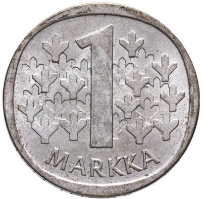 купить Финляндия 1 марка (markka) 1966 S