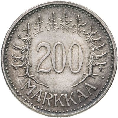 купить Финляндия 200 марок (markkaa) 1956