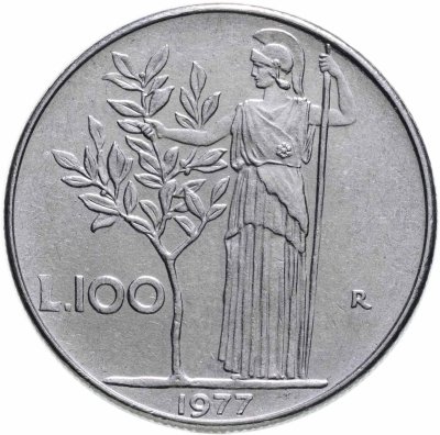 купить Италия 100 лир 1977
