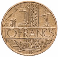 купить Франция 10 франков (francs) 1974-1987
