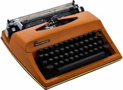 купить Машинка печатная "Triumph Contessa de Luxe" в оригинальном кофре, металл, пластик, русская клавиатура, Голландия 1980-1990 гг.