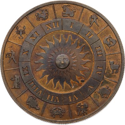 купить Жетон "Знаки зодиака. Козерог 22 декабря - 20 января", СПМД, 2000-2010 гг.