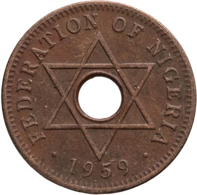 купить Нигерия 1/2 пенни (penny) 1959
