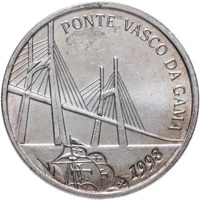 купить Португалия 500 эскудо (escudos) 1998 "Открытие моста Васко да Гама"