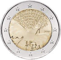 купить Франция 2 евро 2015 "70 лет мира в Европе"
