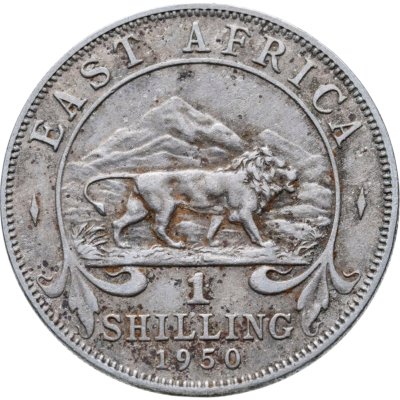 купить Британская Восточная Африка 1 шиллинг (shilling) 1950 H