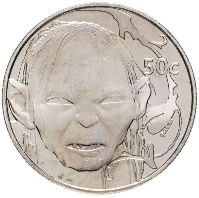 купить Новая Зеландия 50 центов (cents) 2003 "Властелин Колец - Голлум"