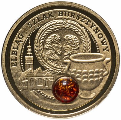 купить Ниуэ 5 долларов 2009 "Янтарный путь - Эльблонг"