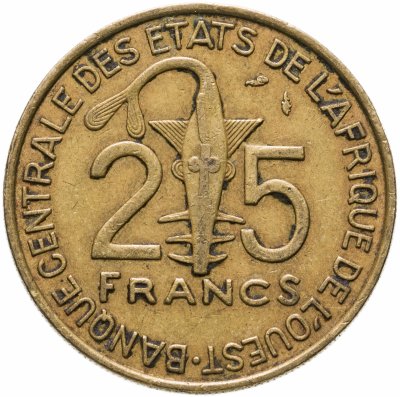 купить Западная Африка (BCEAO) 25 франков (francs) 1979