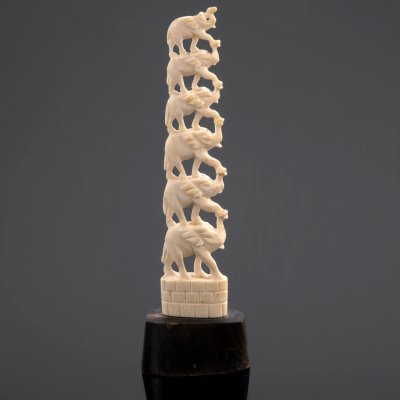 купить Статуэтка "Слоны", кость, рог, резьба, Африка, 1990-2000 гг.