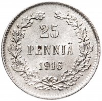 Купить 25 пенни 1916, монета для Финляндии