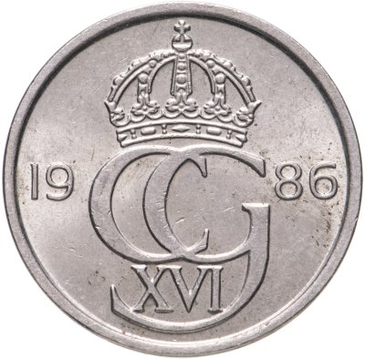 купить Швеция 50 эре (ore) 1986