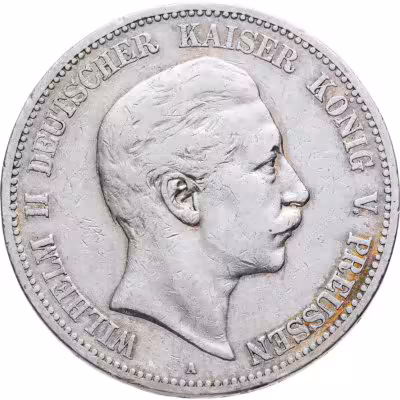 купить Германия (Империя) 5 марок (mark) 1893 A Пруссия