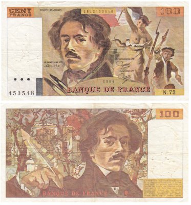 купить Франция 100 франков 1984 (Pick 154b)