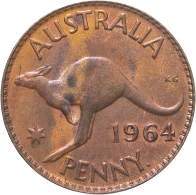 купить Австралия 1 пенни (penny) 1964