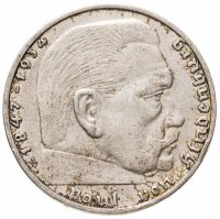 купить Германия Третий рейх 2 рейхсмарки (reichsmark) 1938