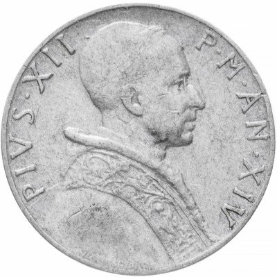 купить Ватикан 5 лир 1951-1953, случайная дата