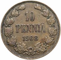 купить 10 пенни (pennia) 1908