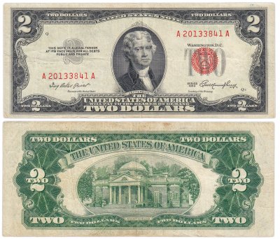 купить США 2 доллара 1953 series 1953 (Pick 380)