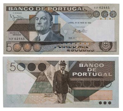 купить Португалия 5000 эскудо 1983