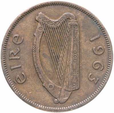 купить Ирландия 1 пенни (penny) 1963