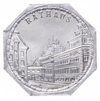 купить Германия, Нюрнберг 20 пфеннигов 1921 "Ратуша" (трамвайный жетон)