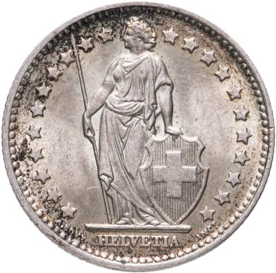 купить Швейцария 1 франк (franc) 1958