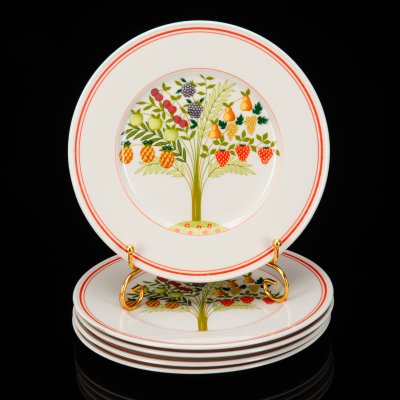 купить Набор десертных тарелок на 5 персон, коллекция Bon Appetit, фарфор, vitro, Villeroy & Boch, Германия, 1983-1989 гг.