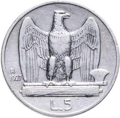 купить Италия 5 лир 1927