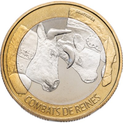 купить Швейцария 10 франков (francs) 2012 "Коровьи бои"