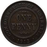 купить Австралия 1 пенни (penny) 1912