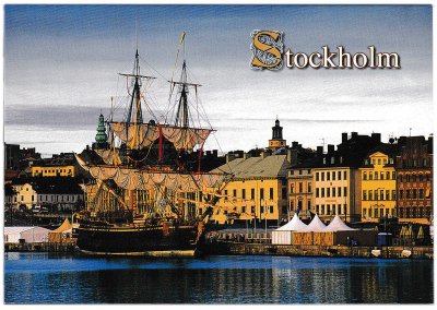 купить Открытка (открытое письмо) Стокгольм - STOCKHOLM