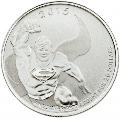 купить Канада 20 долларов 2015 "Супермен" в буклете
