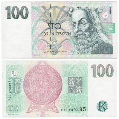 купить Чехия 100 крон 1997 Карл IV