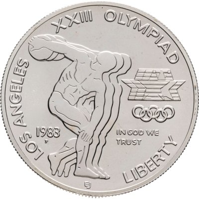 купить США 1 доллар (dollar) 1983 "XXIII летние Олимпийские Игры - Дискобол"