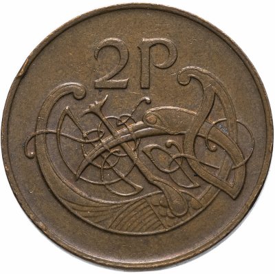 купить Ирландия 2 пенса (pence) 1971-1988 не магнетик, случайная дата