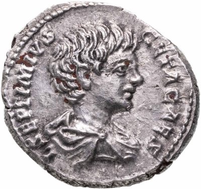 купить Римская империя, Гета, 209-211 годы, Денарий. (Фелицитата)